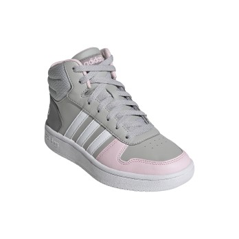 JUNIOR ΑΘΛΗΤΙΚΟ HOOPS  MID ADIDAS ΓΚΡΙ GZ7772