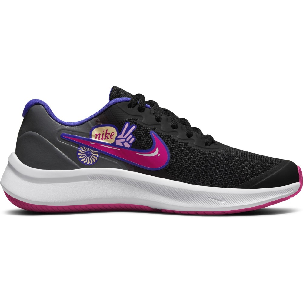 JUNIOR ΑΘΛΗΤΙΚΟ STAR RUNNER 3 NIKE ΜΑΥΡΟ DH3144-013