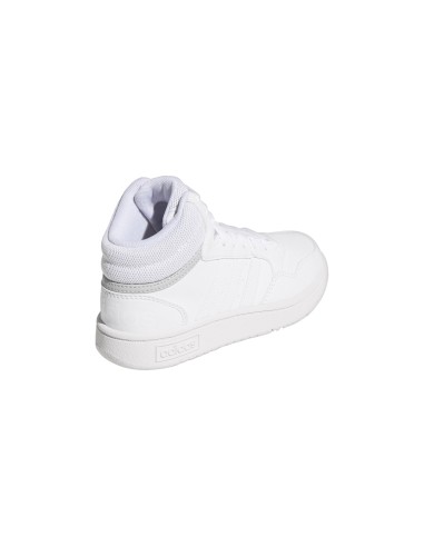 JUNIOR ΑΘΛΗΤΙΚΟ HOOPS  MID ADIDAS ΛΕΥΚΟ GW0401