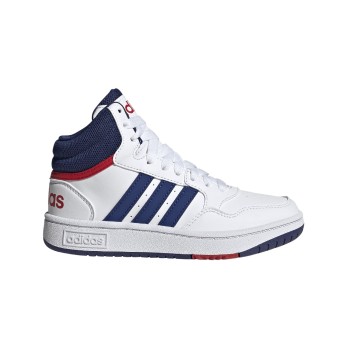 JUNIOR ΑΘΛΗΤΙΚΟ HOOPS  MID ADIDAS ΛΕΥΚΟ GZ9647