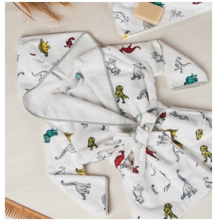 Μπουρνούζι Με Κουκούλα Klotsotiras Roki 400