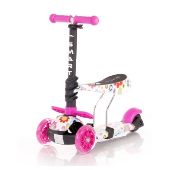 Lorelli Πατίνι Smart Scooter με κάθισμα Pink Flowers 10390020001