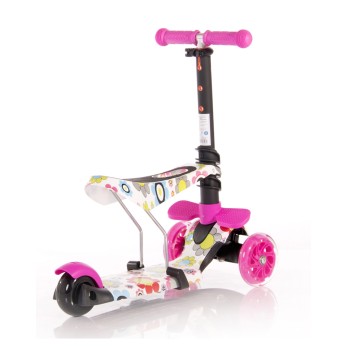 Lorelli Πατίνι Smart Scooter με κάθισμα Pink Flowers 10390020001