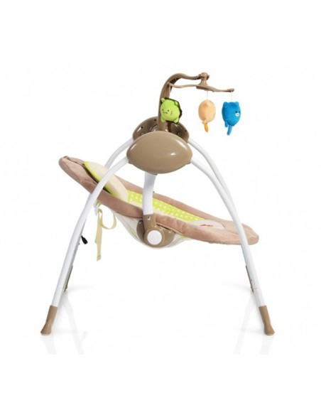 Cangaroo Ρηλάξ Κούνια Swing Plus Cappuccino 3800146247416