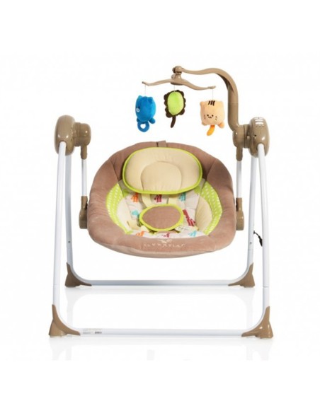 Cangaroo Ρηλάξ Κούνια Swing Plus Cappuccino 3800146247416