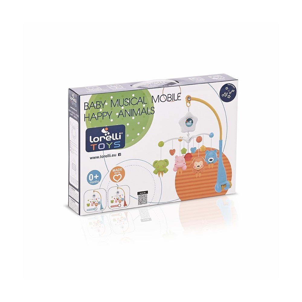 Lorelli Baby Musical Mobile Happy Animals...