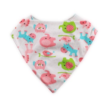 Lorelli Σαλιάρα Μπαντάνα Pink Animals 1026016