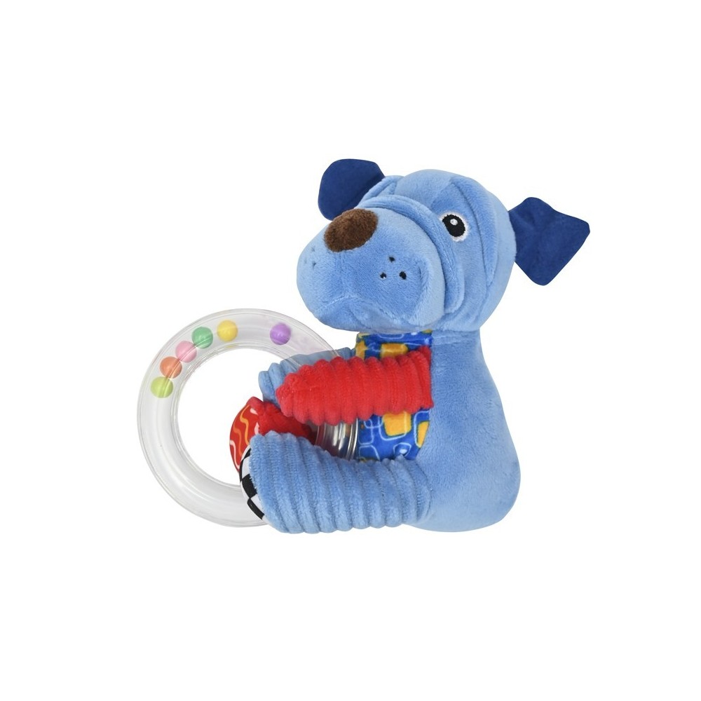 Lorelli Κουδουνίστρα Δαχτυλίδι Dog Blue...