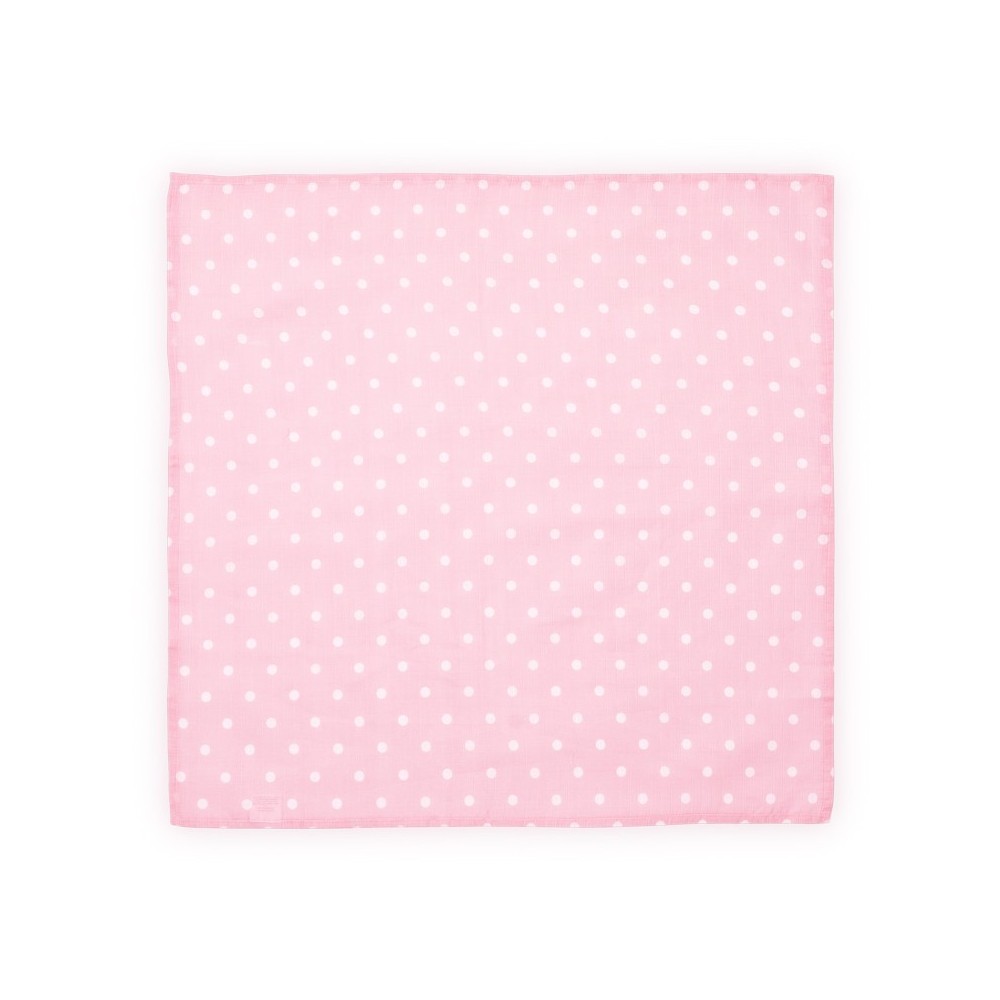 Lorelli Πάνα Φασκιώματος από Μουσελίνα 80x80cm Dots Pink 10340091903