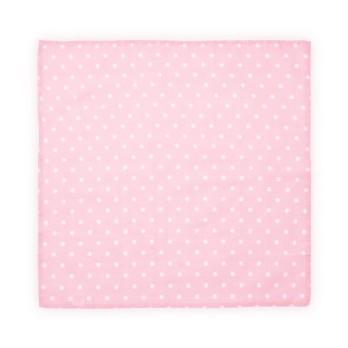 Lorelli Πάνα Φασκιώματος από Μουσελίνα 80x80cm Dots Pink 10340091903