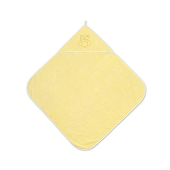 Lorelli Βρεφική Πετσέτα Μπάνιου Yellow 80Χ80 με κουκούλα 20810200002