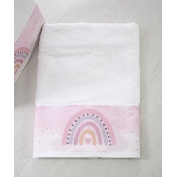 Σετ Βάπτισης 5 Τεμαχίων Bellissimo Με Θέμα Ουράνιο Τόξο ΣΚΒ-2253