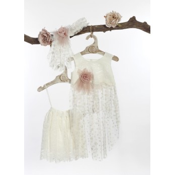 Βαπτιστικό Φόρεμα Lollipop Φ-597