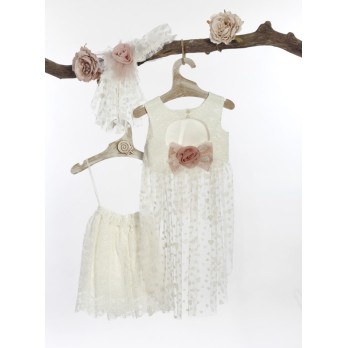 Βαπτιστικό Φόρεμα Lollipop Φ-597