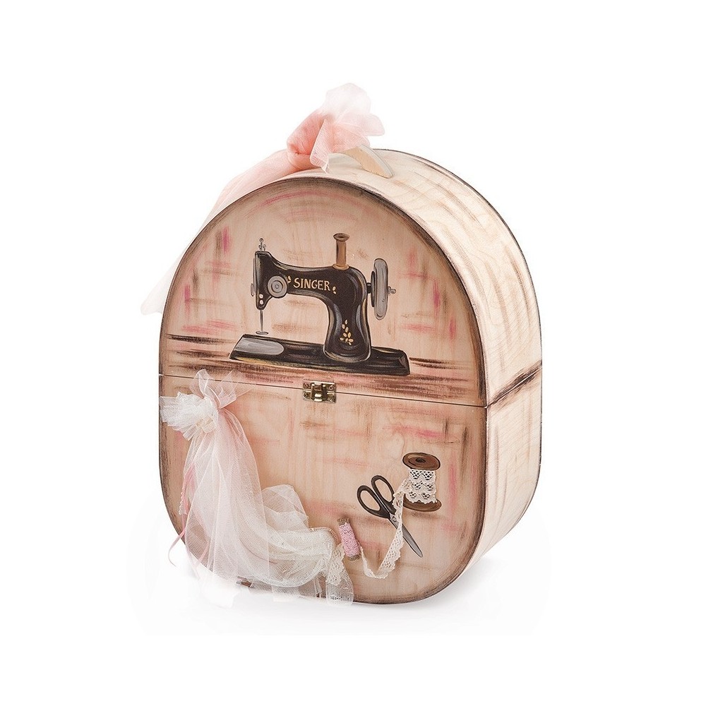 Κουτί Βαπτιστικών Παρίσης Βελόνα Και Κλωστή ΖΚ170