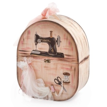 Κουτί Βαπτιστικών Παρίσης Βελόνα Και Κλωστή ΖΚ170