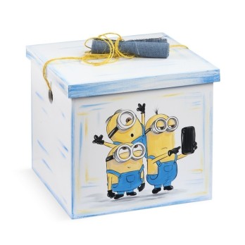 Κουτί Βάπτισης Παρίσης Minions ΖΚ304
