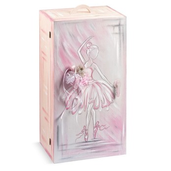 Κουτί Βάπτισης Παρίσης Μπαλαρίνα Γλυκές Μελωδίες ΖΚ314