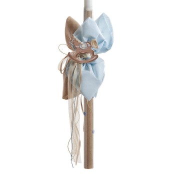 Λαμπάδα Βάπτισης Καρουσέλ Παρίσης Αλογάκι Carousel ΛΕ307