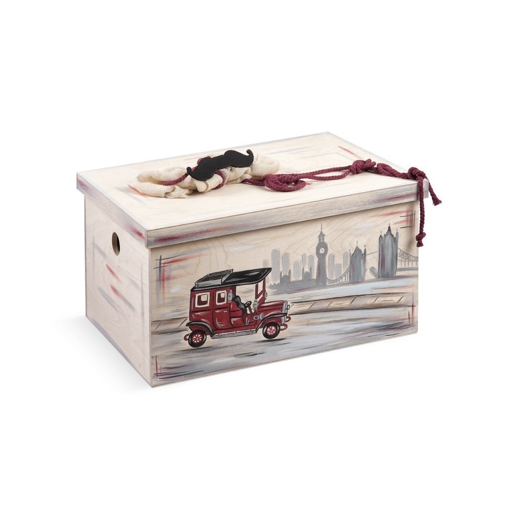 Κουτί Βάπτισης Παρίσης Αυτοκίνητο Vintage Ο Γύρος Του Κόσμου ΖΚ327