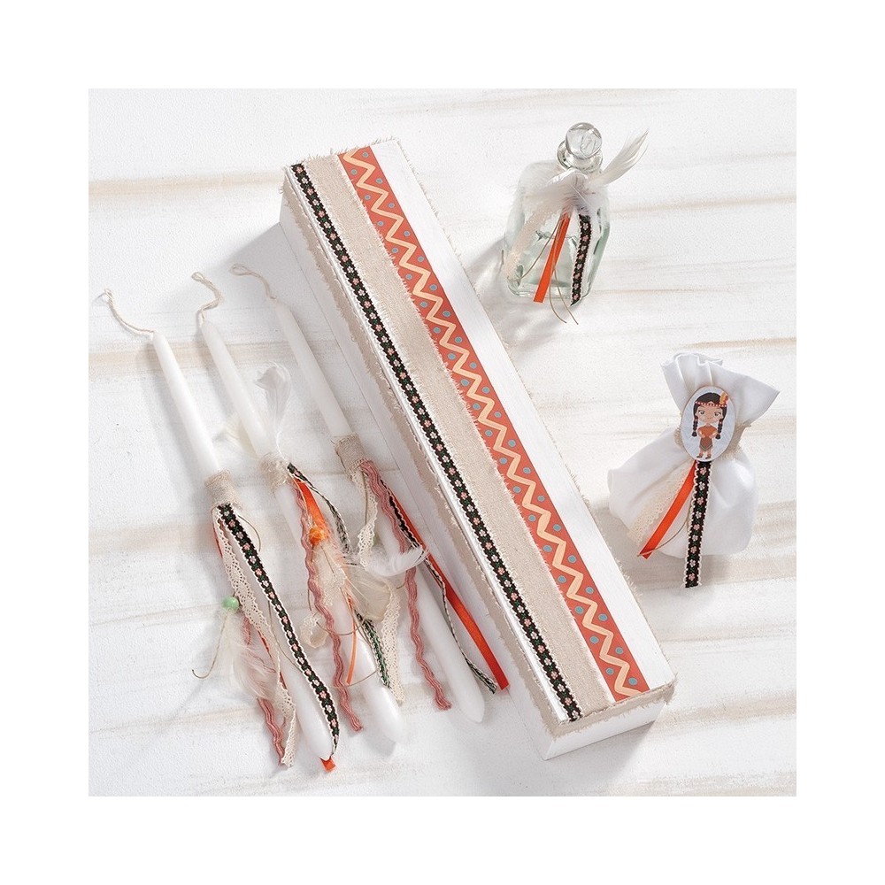 Κουτί Συσκευασίας Με 3 Κεριά, Σαπούνι Και Μπουκάλι Λαδιού...