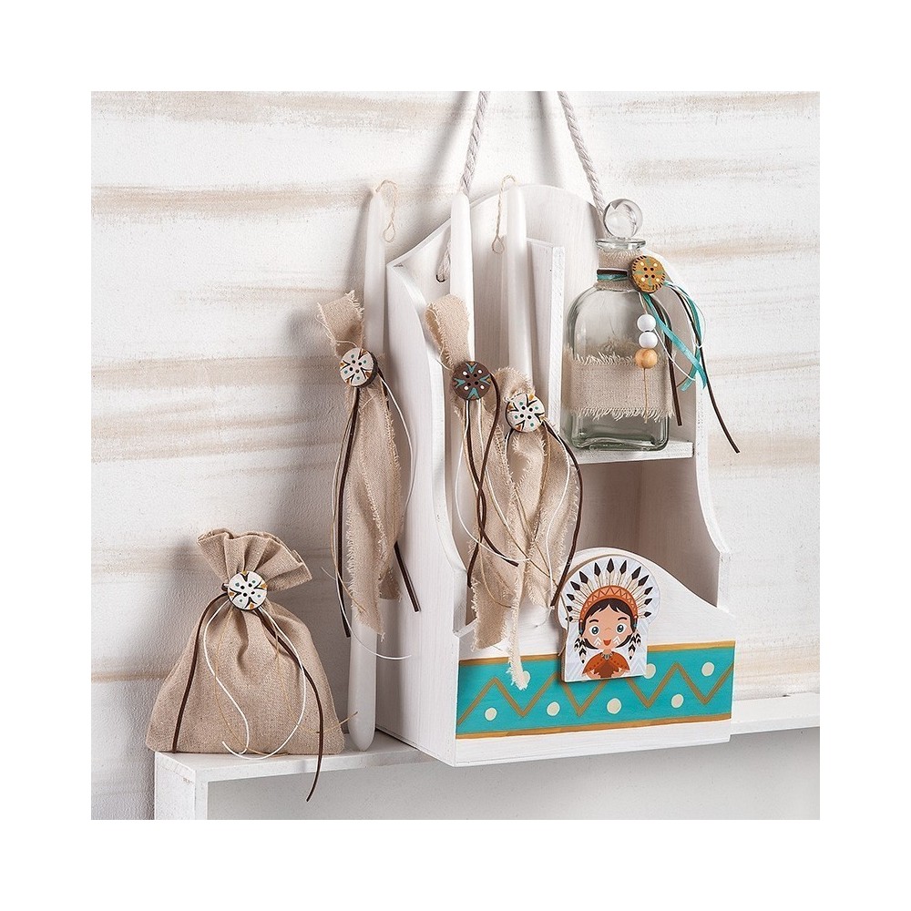 Κρεμαστή Συσκευασία Με 3 Κεριά, Σαπούνι Και Μπουκάλι...