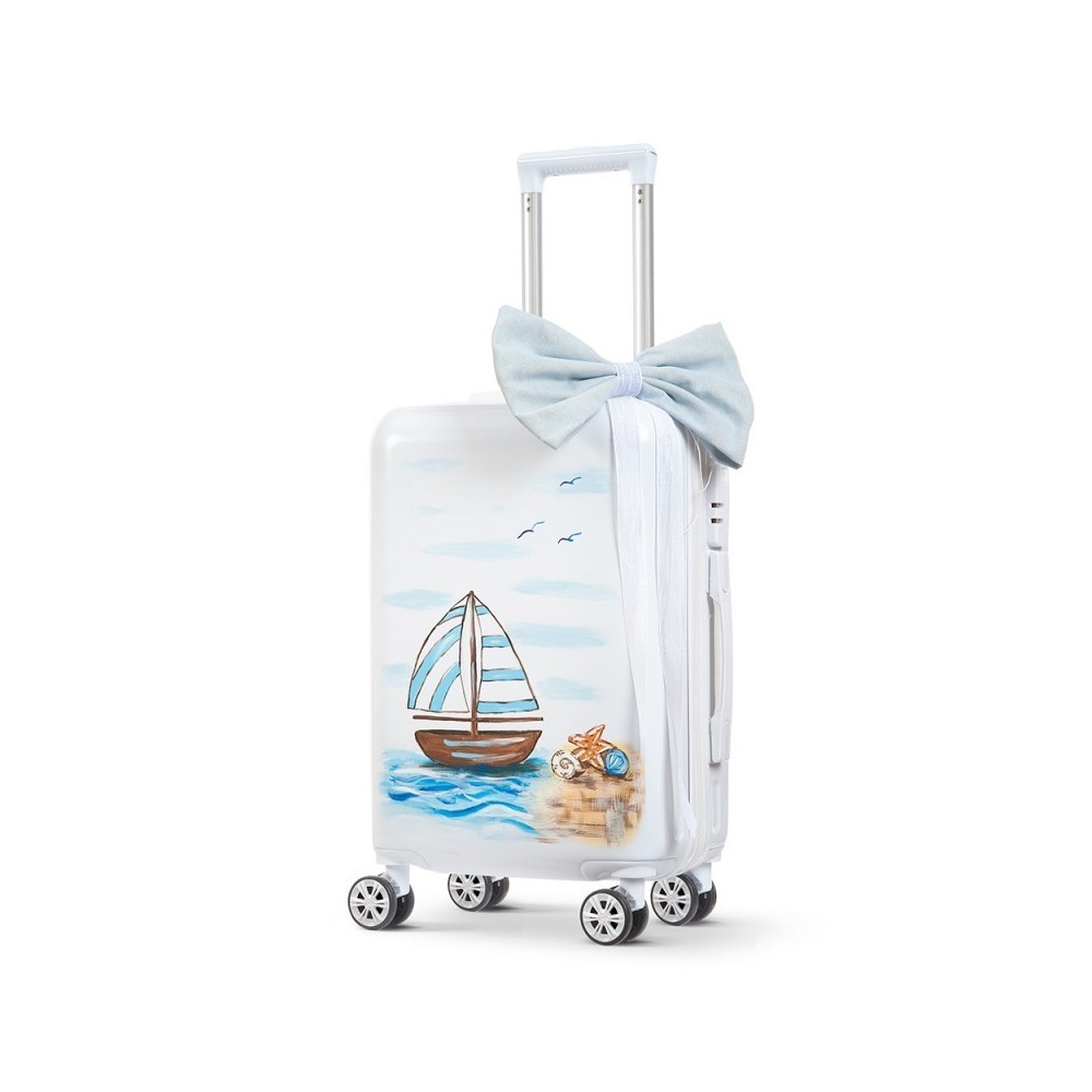 Trolley Βαπτιστικών Παρίσης Καραβάκι Glad To...Sea You!!! Β401