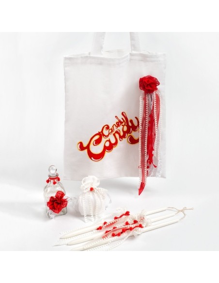 Τσάντα Με Σετ Λαδιού Βάπτισης Παρίσης Candy Candy ΖΤ413