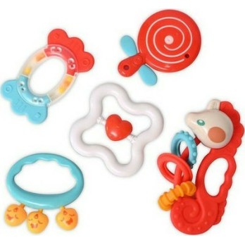 Lorelli Σετ Μασητικά & Κουδουνίστρες Rattle - Teether 5τμχ 1021075