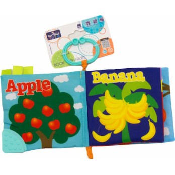 Lorelli Εκπαιδευτικό Βιβλίο Fruits από Ύφασμα 10191310003 για Νεογέννητα