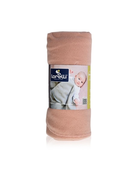 Lorelli Κουβέρτα Αγκαλιάς 75x100cm Polar Fleece Rose 10340020011