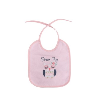 Lorelli Σαλιάρα Σετ 3 Τεμαχίων Με Κορδόνι GIRL Pink 10260220003