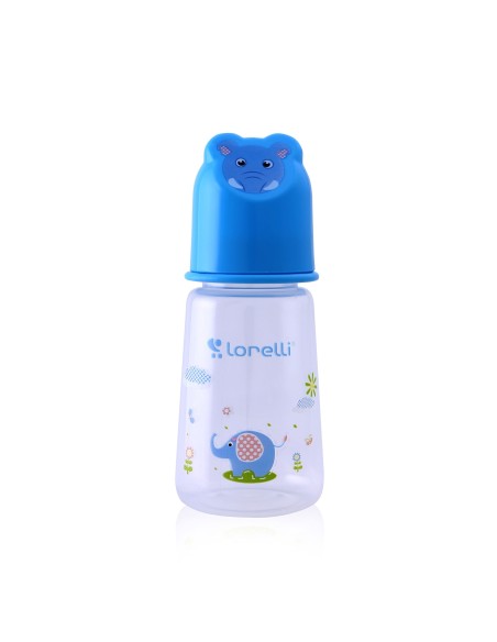 Lorelli Μπιμπερό 125ml Animals With Character Hood Blue 1020075